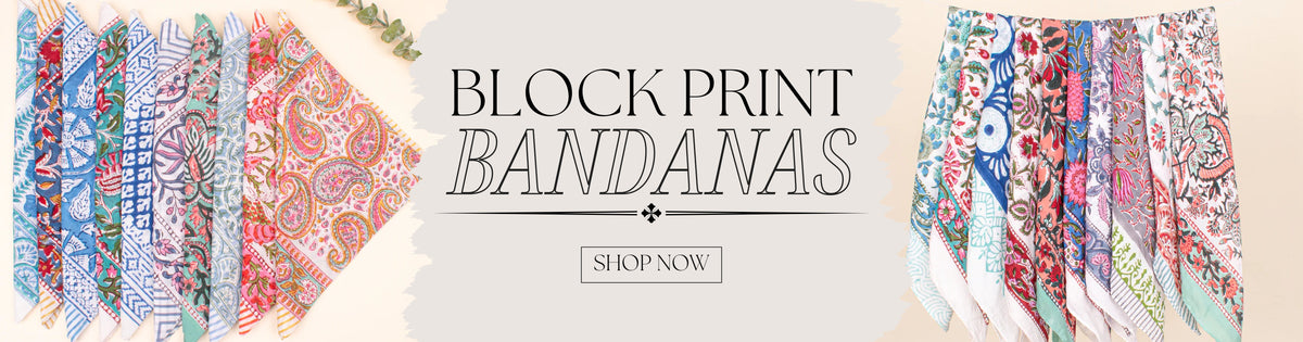 Cotton Bandana for Men and Women, Bandana Headband Wrap – CraftJaipur
