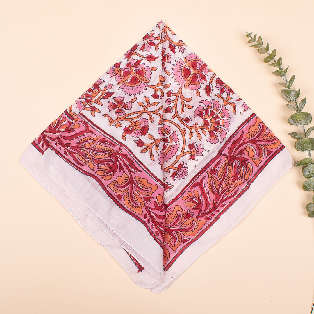 100% Pure Cotton Bandanas for Men & Women, Head Wraps for Women, Printed Soft Bandanas