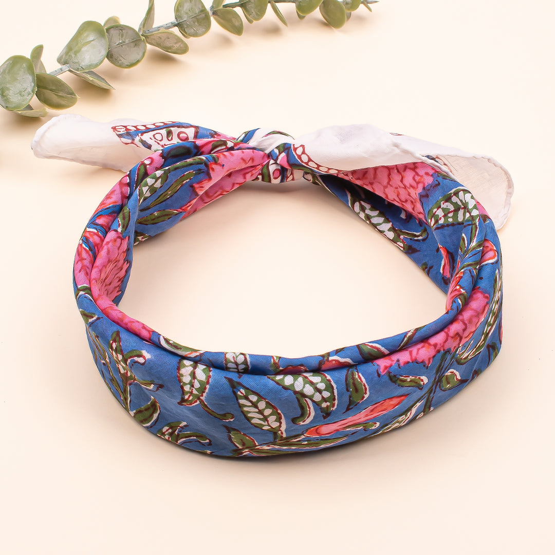 New Collection For Bandana, Soft Cotton Bandana For Men & Women, Boho Style Head Scarf for Women, Block Printed Bandana Headband
