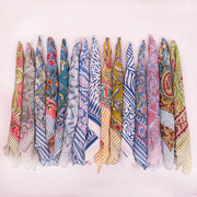 Cotton Bandana, Head Scarf Bandana, Handmade Bandana, Bandanas For Unisex, Head Scarf - 15pcs