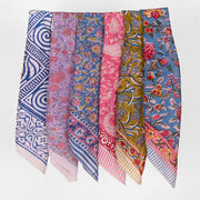 Premium 100% Cotton Bandana for Men & Women – Soft, Breathable & Lightweight Everyday Wear - 6pcs