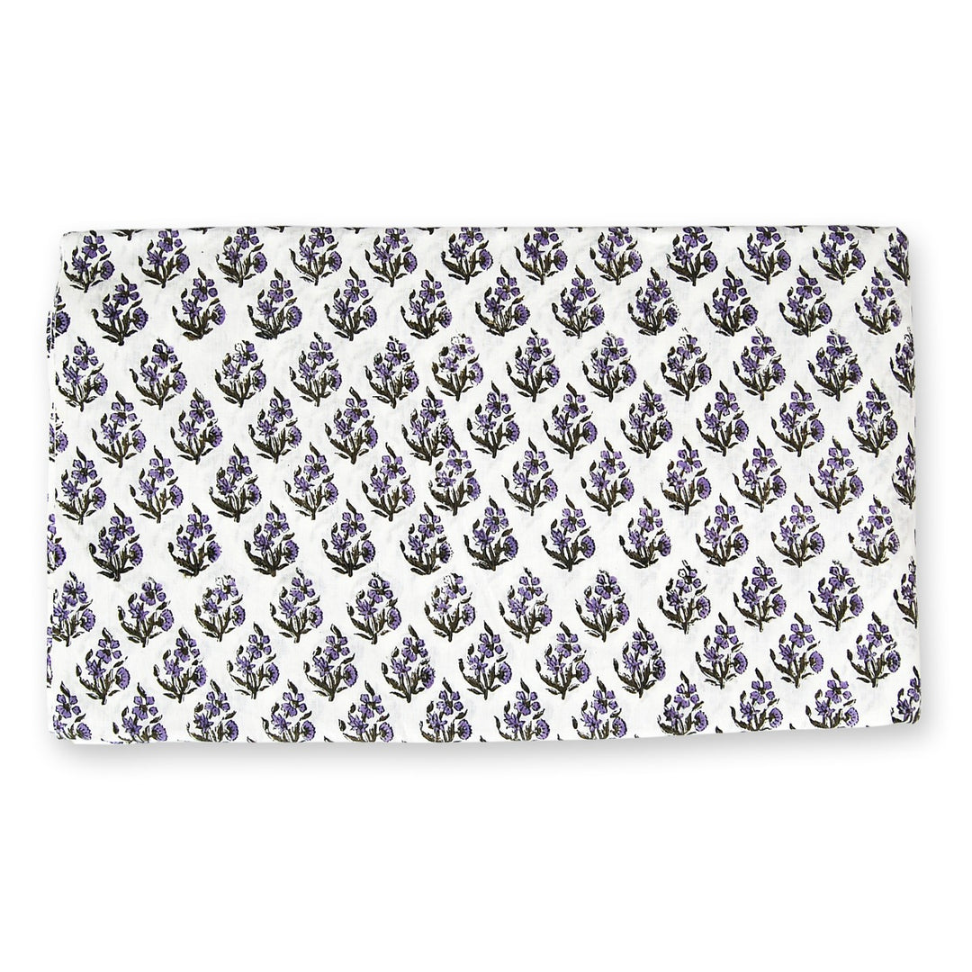 Cotton Hand Block Print Sanganeri Running Floral Fabric Voile