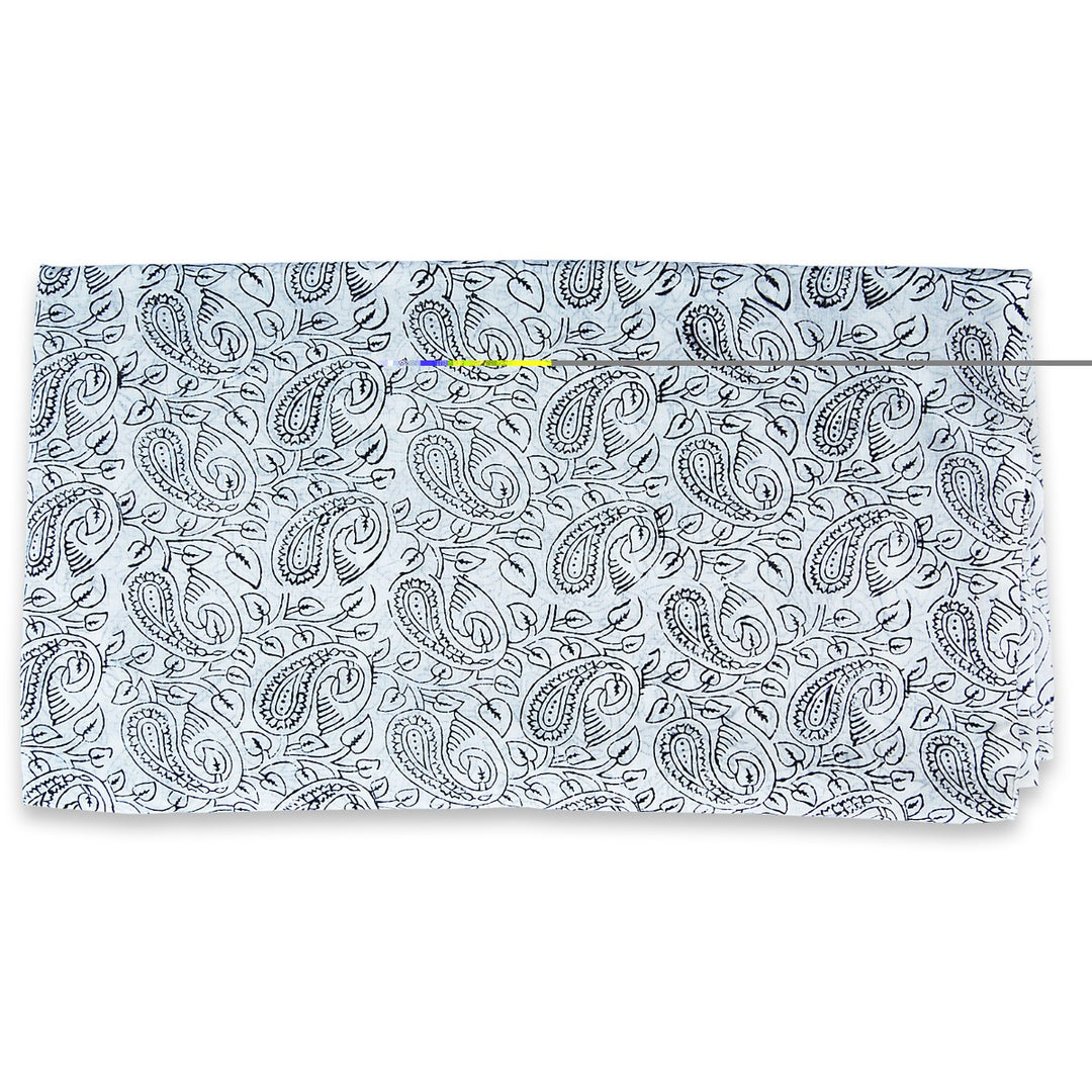 Sanganeri Printed Handmade Cotton Block Running Voile Fabric