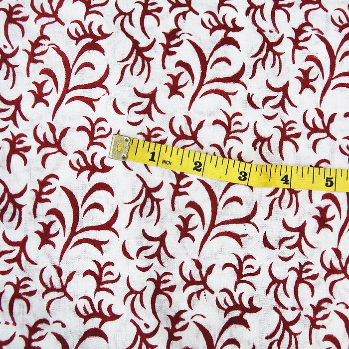 Sanganeri Block Print Running Cotton Dress Sewing Fabric - Craft Jaipur