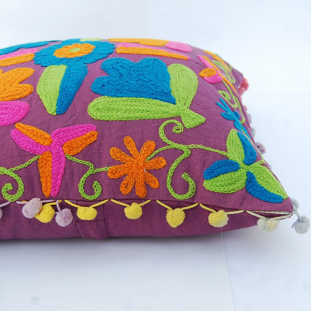 Suzani Cushion Cover Embroidery Pillows Boho Shams Decor