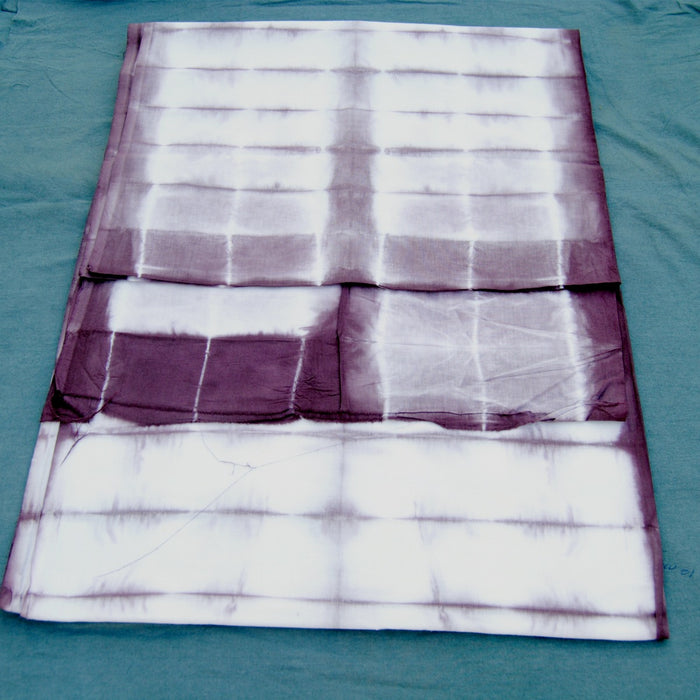 Indian Tie Dye Shibori Handmade Cotton Dressmaking Fabric - CraftJaipur