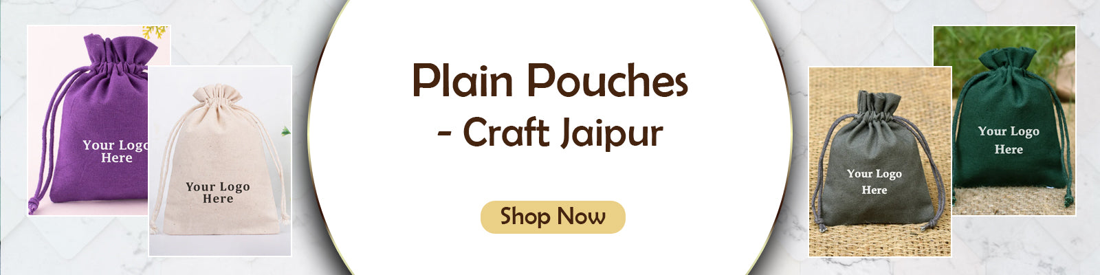 Plain Cotton Pouches, Cotton Drawstring Jewelry Pouch & Bags
