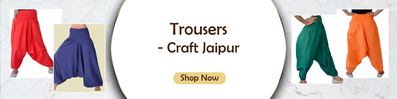 Cotton Harem Pants & Trousers