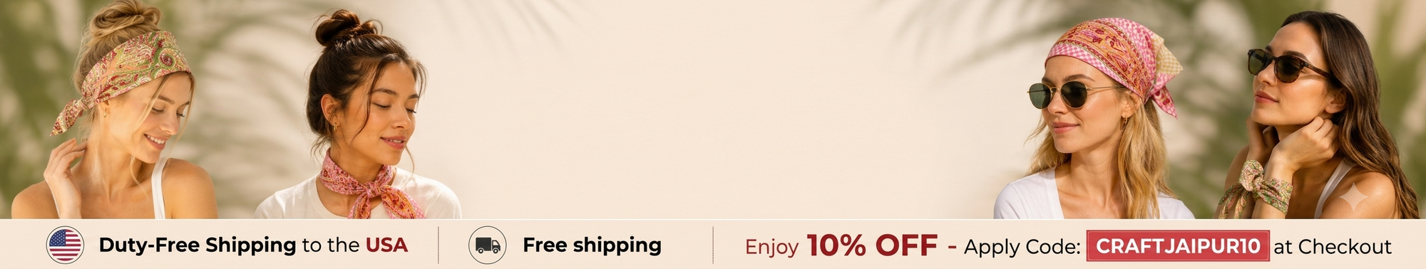 100% Cotton Bandanas for Men & Women