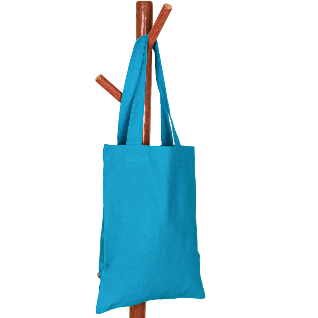50pcs Cotton Tote Bag with Custom Logo Printing – Reusable Grocery & Retail Bag for Brand Marketing