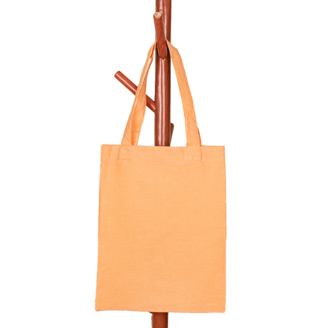 50pcs Natural Cotton Tote Bag with Brand Logo – Sustainable Packaging Bag for Retail & Stores