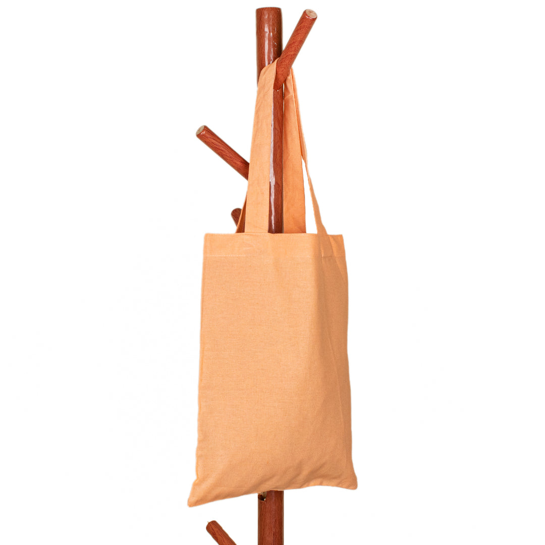 50pcs Natural Cotton Tote Bag with Brand Logo – Sustainable Packaging Bag for Retail & Stores