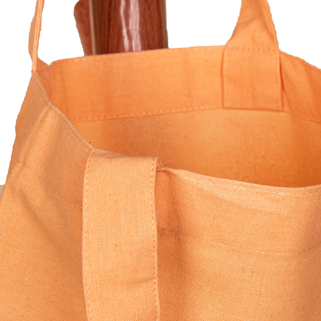 50pcs Natural Cotton Tote Bag with Brand Logo – Sustainable Packaging Bag for Retail & Stores