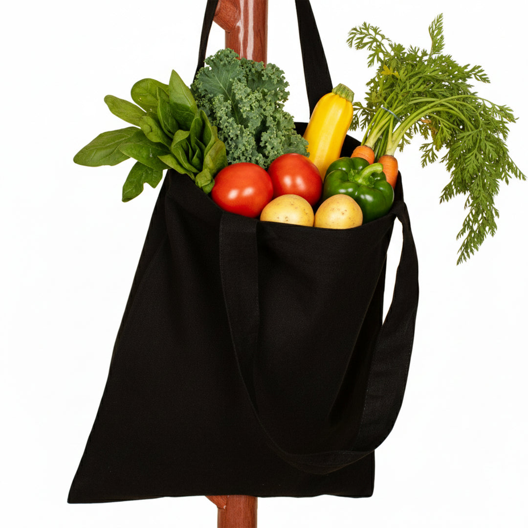 50pcs Custom Printed Cotton Tote Bag – Eco Conscious Branding Bag for Businesses & Startups