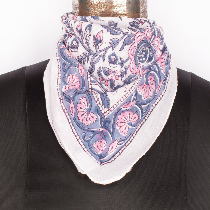 100% Pure Cotton Bandanas for Men & Women, Cotton Bandana Headband Wrap, Organic Bandana Fabric