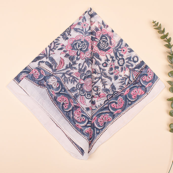 100% Pure Cotton Bandanas for Men & Women, Cotton Bandana Headband Wrap, Organic Bandana Fabric
