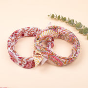 Set of 2 – Handmade Organic Cotton Bandanas for Men & Women, Head Scarf for Women, Bandana Headband Wrap