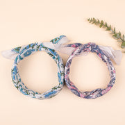 Set of 2 – Fashionable Cotton Bandana Scarf For Festival, Boho Style Head Scarf for Women, Block Printed Bandana Headband