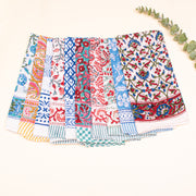 Stylish Set of 10 - Organic Bandanas, Breathable Cotton Bandana, 100% Cotton Scarfs, Neckerchief & Headwrap Bandana