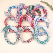 Set of 10 - Hand Block Printed Bandana, Lightweight and Breathable Bandana, 100% cotton Bandana, Soft Cotton Scarf For All - Day Comfort