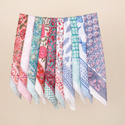 Set of 10 - Cotton Handmade Wrap, Cotton Bandanas, Designer Printed Bandana Scarf For all Seasons, Face Protection Bandana, Outdoor Cotton Scarf