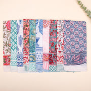 Set of 10 - Cotton Handmade Wrap, Cotton Bandanas, Designer Printed Bandana Scarf For all Seasons, Face Protection Bandana, Outdoor Cotton Scarf