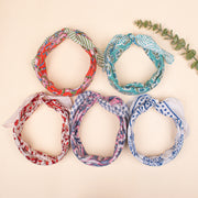 Set of 5 - Cotton Bandana Scarf, Paisley Block Print Bandana, Handmade Hair Or Neck Wrap, Organic Reusable Gift For Him Or Her