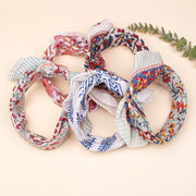 Set of 5 - Cotton Bandana, Head Scarf Bandana, Block Printed Cotton Bandana, Handmade Bandana, Bandanas For Unisex, Head Scarf