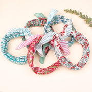 Set of 5 - Organic Cotton Bandana, Block Printed Neck & Hair Wrap, Lightweight Paisley Scarf, Unisex Eco-Friendly Gift