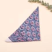 Stylish Soft Cotton Floral Bandana, Head Scarf Bandana, Reusable Cotton Bandanas in High Quality Material, Eco Friendly Bandanas