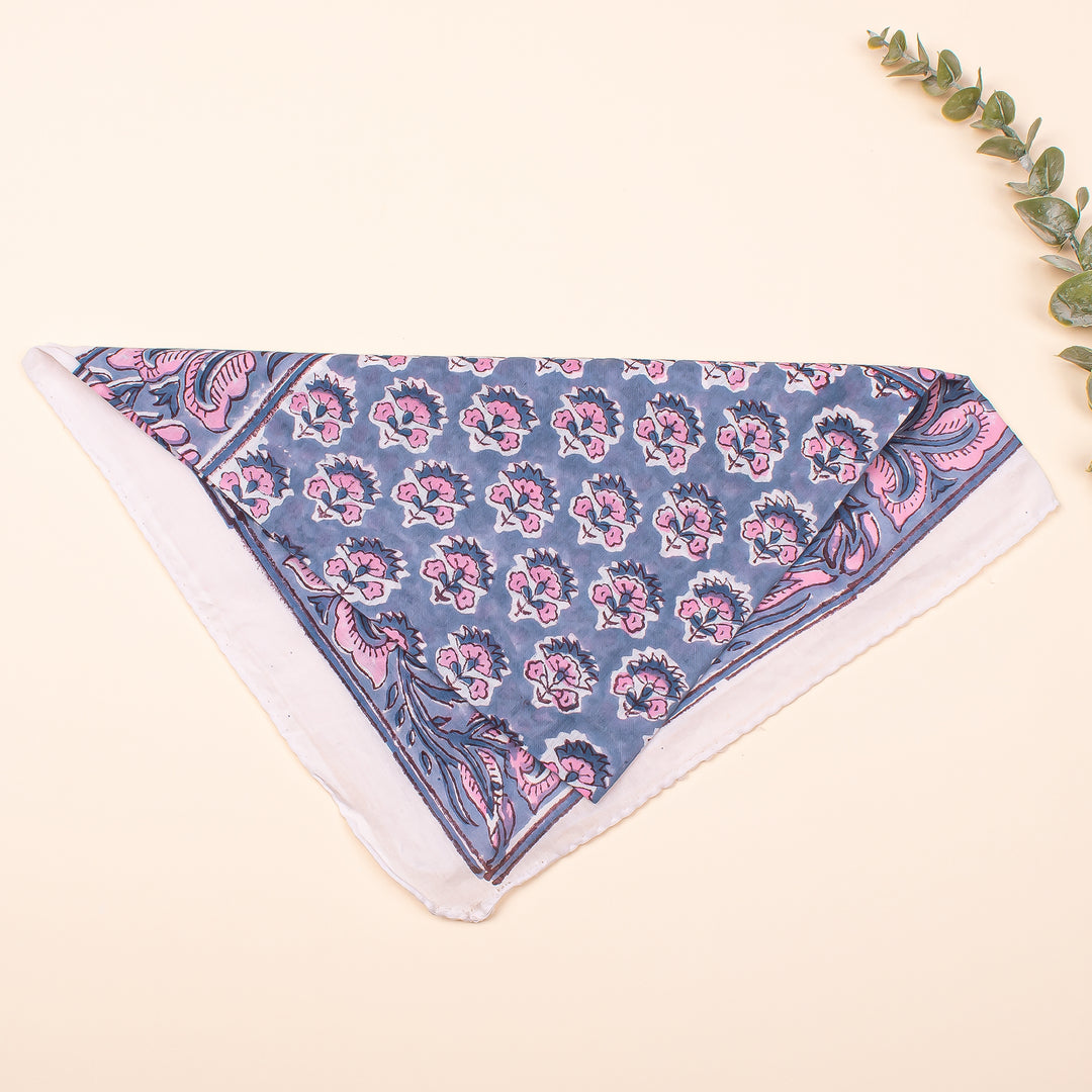 Stylish Soft Cotton Floral Bandana, Head Scarf Bandana, Reusable Cotton Bandanas in High Quality Material, Eco Friendly Bandanas