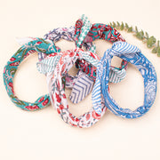 Set of 5 - Pure Cotton Bandanas, Lightweight Handcrafted Cotton Bandana, Organic Cotton Bandanas, Trendy Western Scarf For Festival & Outdoor