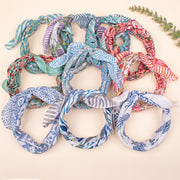 Set of 100 - Block Printed Design Bandana, Floral Paisley Scarf, Cotton Bandana, Bohemian Unisex Accessory To All