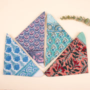 4 Cool Soft Cotton Bandana, Organic Cotton Bandanas, Headband Bandana Wrap, Organic Bandana Fabric