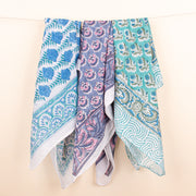 Set of 3 Pcs - Summer Cotton Bandanas, Bandana Scarf for Men & Women, Headband Bandana Scarf, Reusable Bandanas