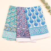 Set of 3 Pcs - Summer Cotton Bandanas, Bandana Scarf for Men & Women, Headband Bandana Scarf, Reusable Bandanas