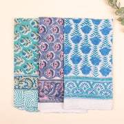 Set of 3 Pcs - Summer Cotton Bandanas, Bandana Scarf for Men & Women, Headband Bandana Scarf, Reusable Bandanas