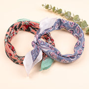 2 Pcs Premium Cotton Bandanas, Soft Cotton Bandanas For men & Women, Unique Print, Handmade Bandana for Head & Neck