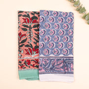 2 Pcs Premium Cotton Bandanas, Soft Cotton Bandanas For men & Women, Unique Print, Handmade Bandana for Head & Neck