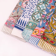 Cotton Bandanas, Unisex Vintage Style Bandanas, Hand block Printed Head Scarf, Festival & Outdoor Bandana Accessory - 5pcs
