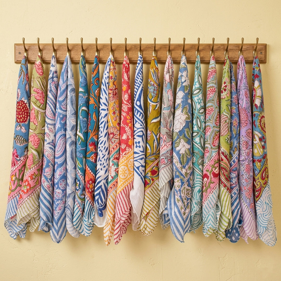 Premium Cotton Bandana – Soft & Breathable Everyday Style - 20pcs