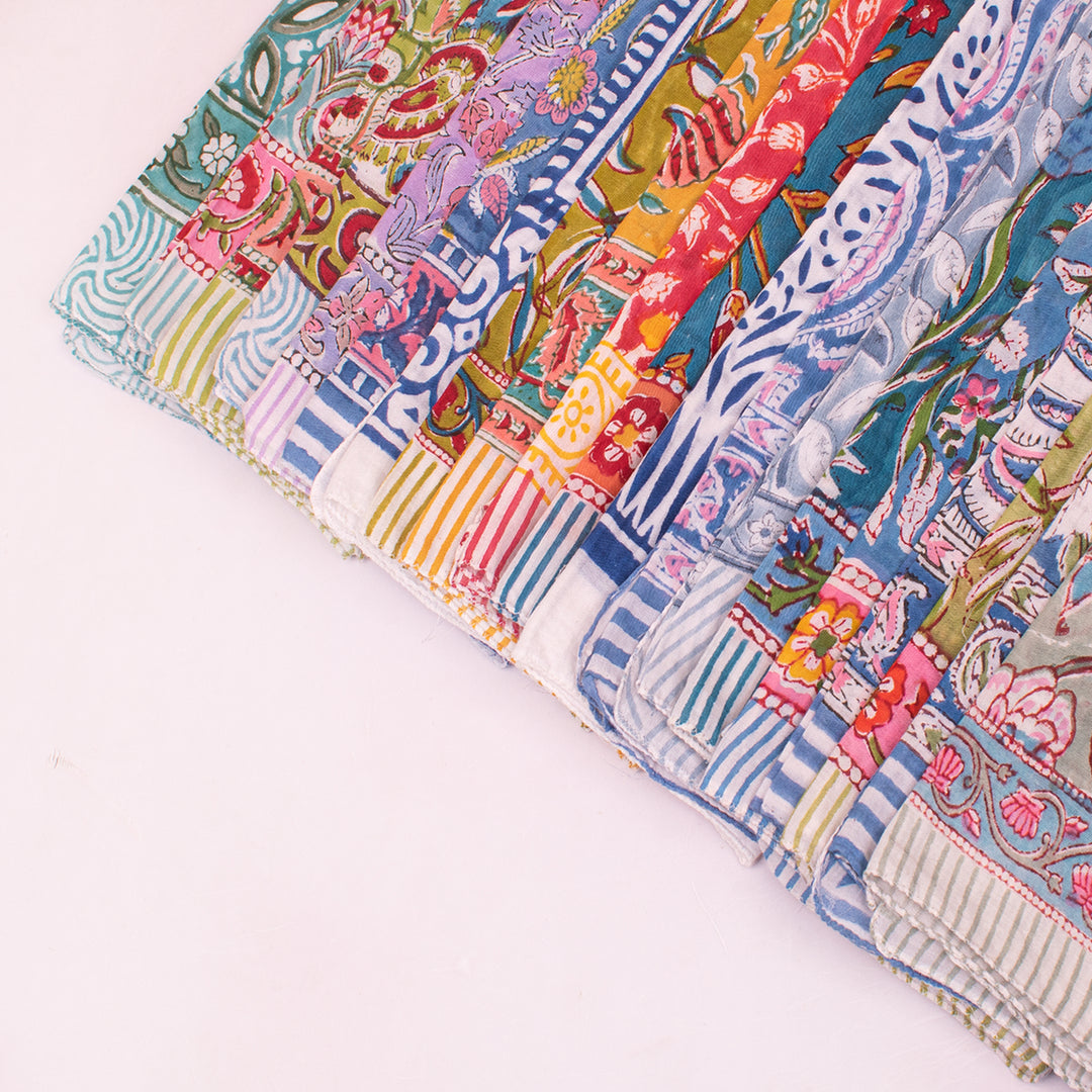 Premium Cotton Bandana – Soft & Breathable Everyday Style - 20pcs