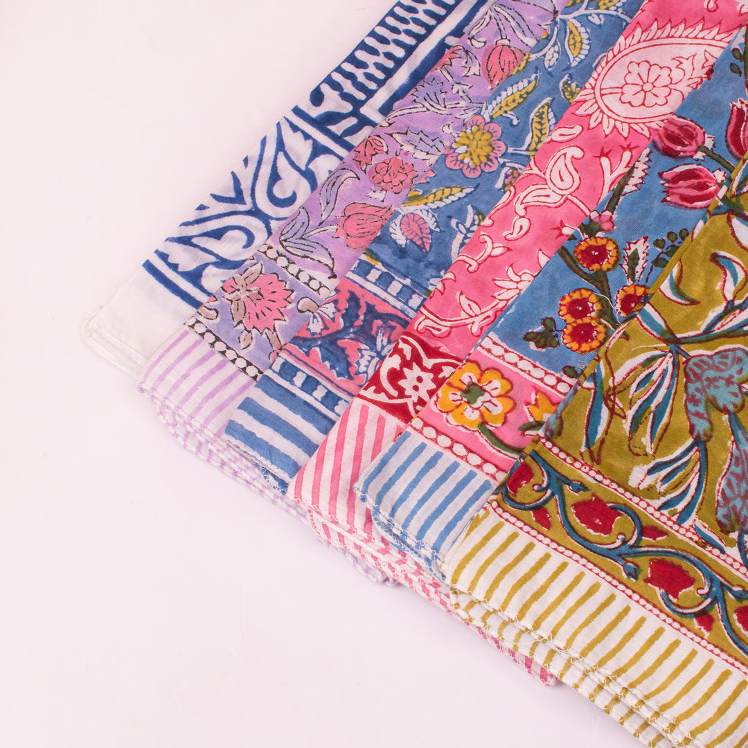 Premium 100% Cotton Bandana for Men & Women – Soft, Breathable & Lightweight Everyday Wear - 6pcs