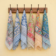 Designer Cotton Bandana – Soft Fabric Multi-Purpose Headwrap, Neck Scarf & Hair Accessory - 6ps