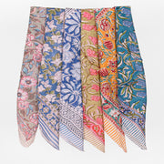 Designer Cotton Bandana – Soft Fabric Multi-Purpose Headwrap, Neck Scarf & Hair Accessory - 6ps