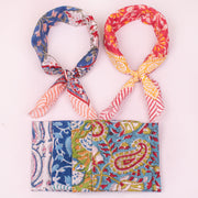 Pure Cotton Bandana for Women & Men – Comfortable, Skin-Friendly & Reusable Fashion Accessory - 6pcs