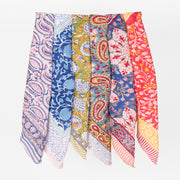 Pure Cotton Bandana for Women & Men – Comfortable, Skin-Friendly & Reusable Fashion Accessory - 6pcs