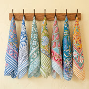 Boho Style Cotton Bandana – Lightweight Printed Headscarf for Travel, Casual & Daily Use - 7pcs