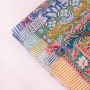 Boho Style Cotton Bandana – Lightweight Printed Headscarf for Travel, Casual & Daily Use - 7pcs