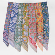 Boho Style Cotton Bandana – Lightweight Printed Headscarf for Travel, Casual & Daily Use - 7pcs